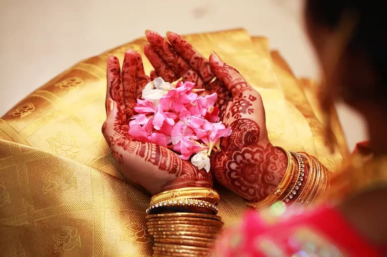 Bride in traditional dress
